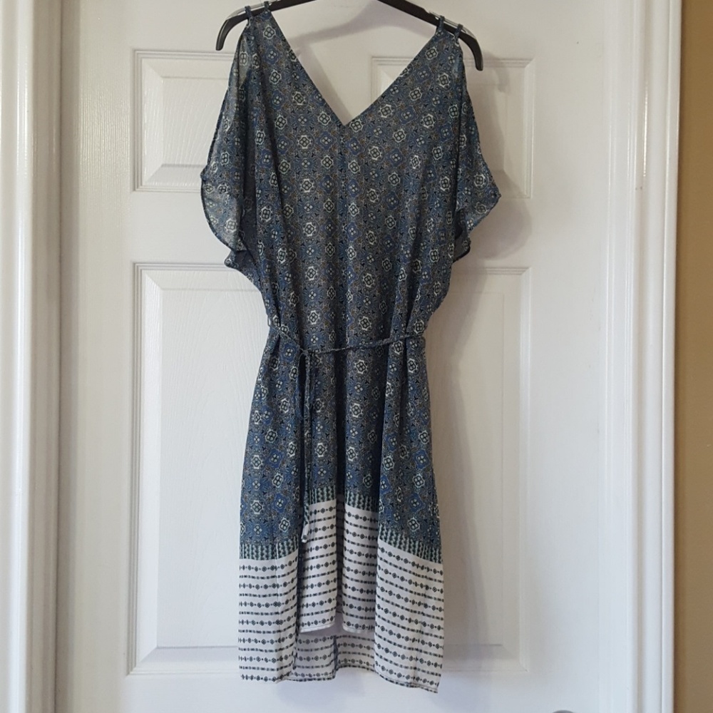 Tie waist sun dress